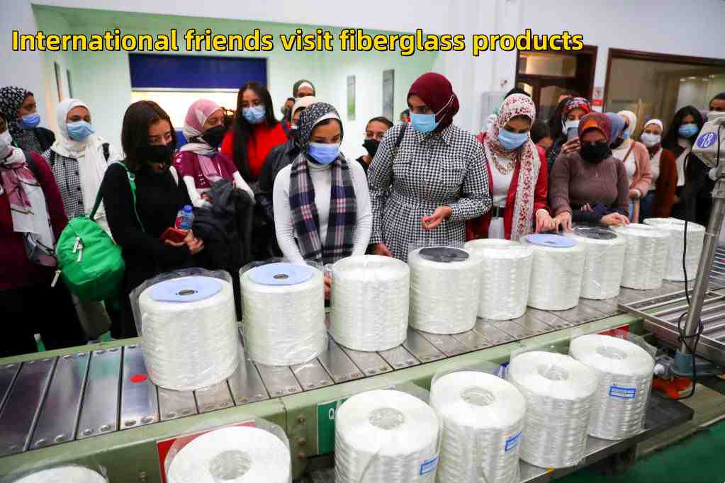 International friends visit fiberglass products