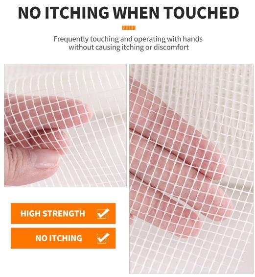 Details of mesh fabric products